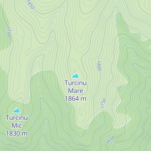 Map of Turcinu Mare