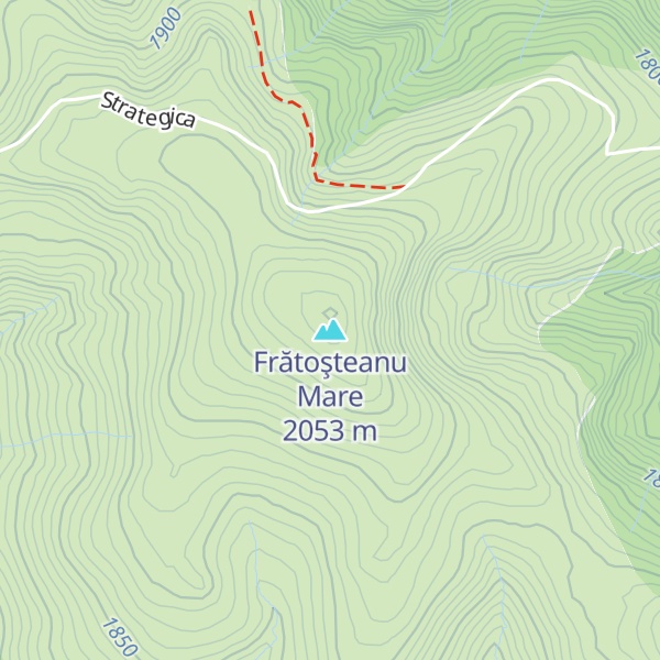 Map of Frătoşteanu Mare