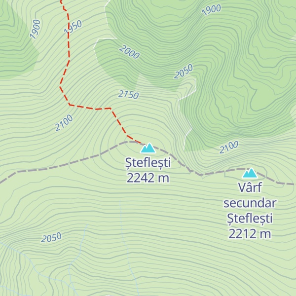 Map of Șteflești