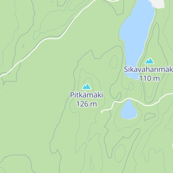 Map of Pitkämäki