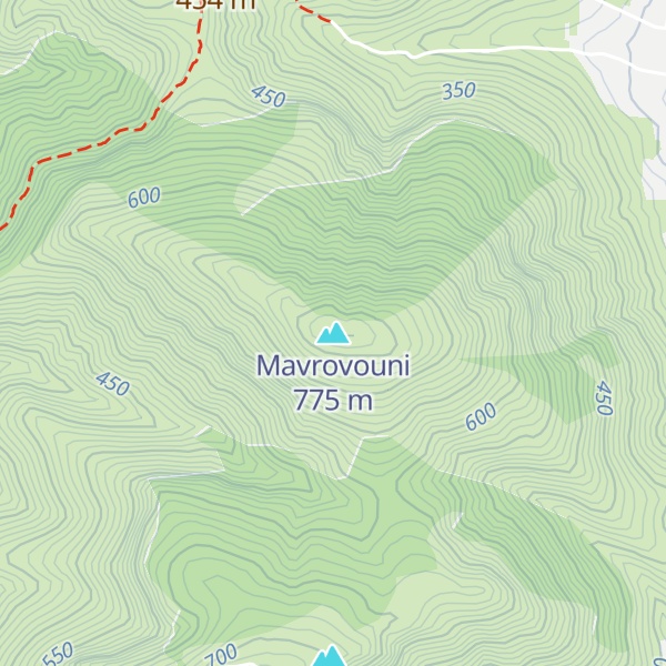 Map of Mavrovouni