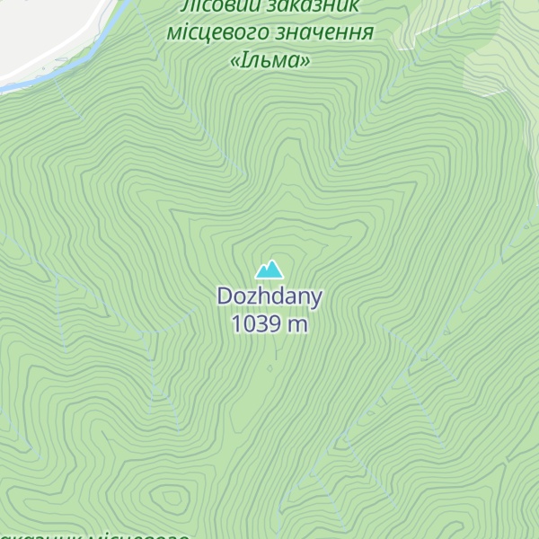 Map of Dozhdany