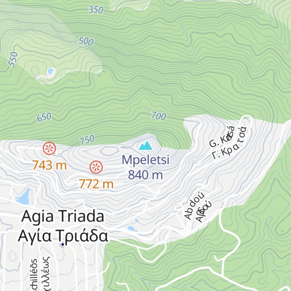 Map of Mpeletsi
