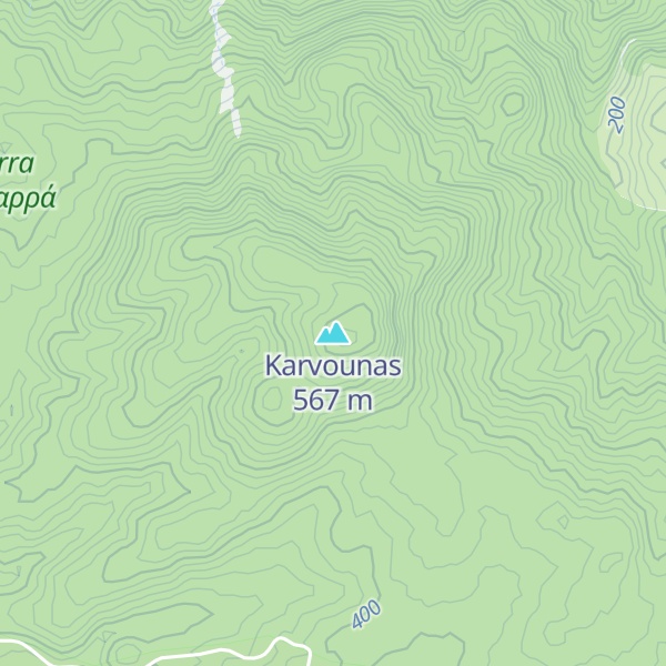 Map of Karvounas