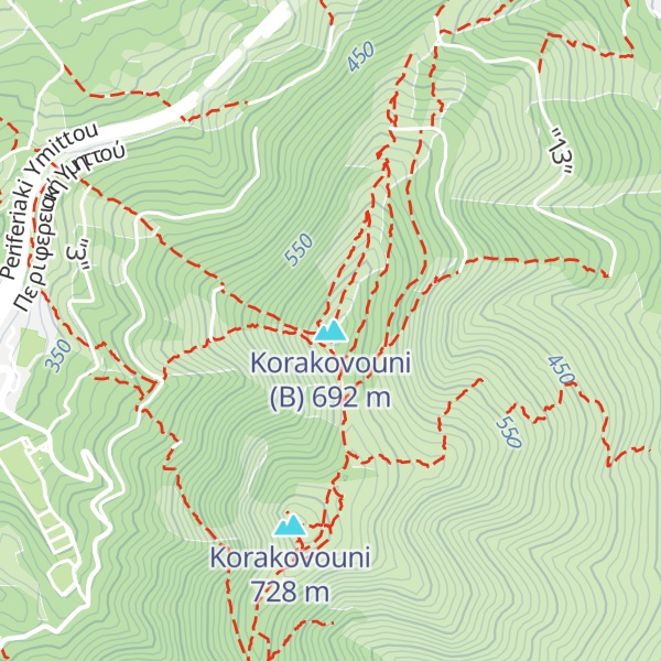 Map of Korakovouni (B)