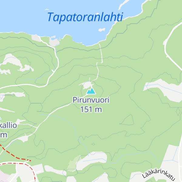 Map of Pirunvuori