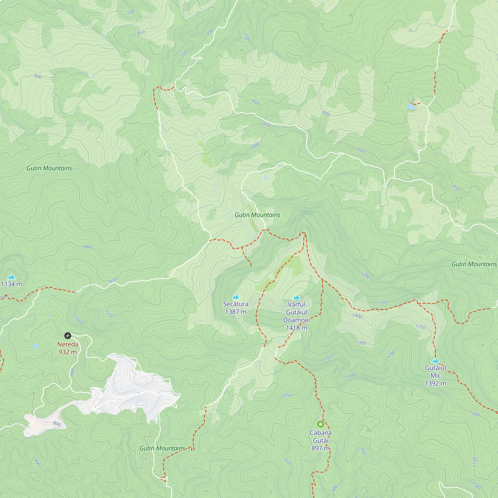 Refugiul Montan Creasta Cocoșului map