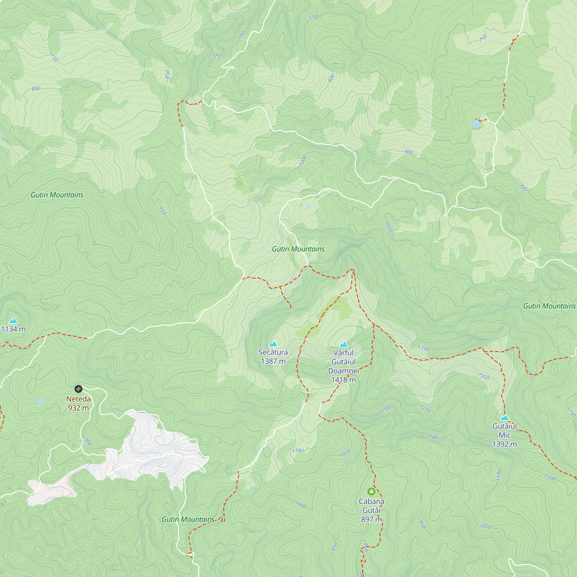 Refugiul Montan Creasta Cocoșului map