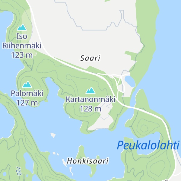 Map of Kartanonmäki