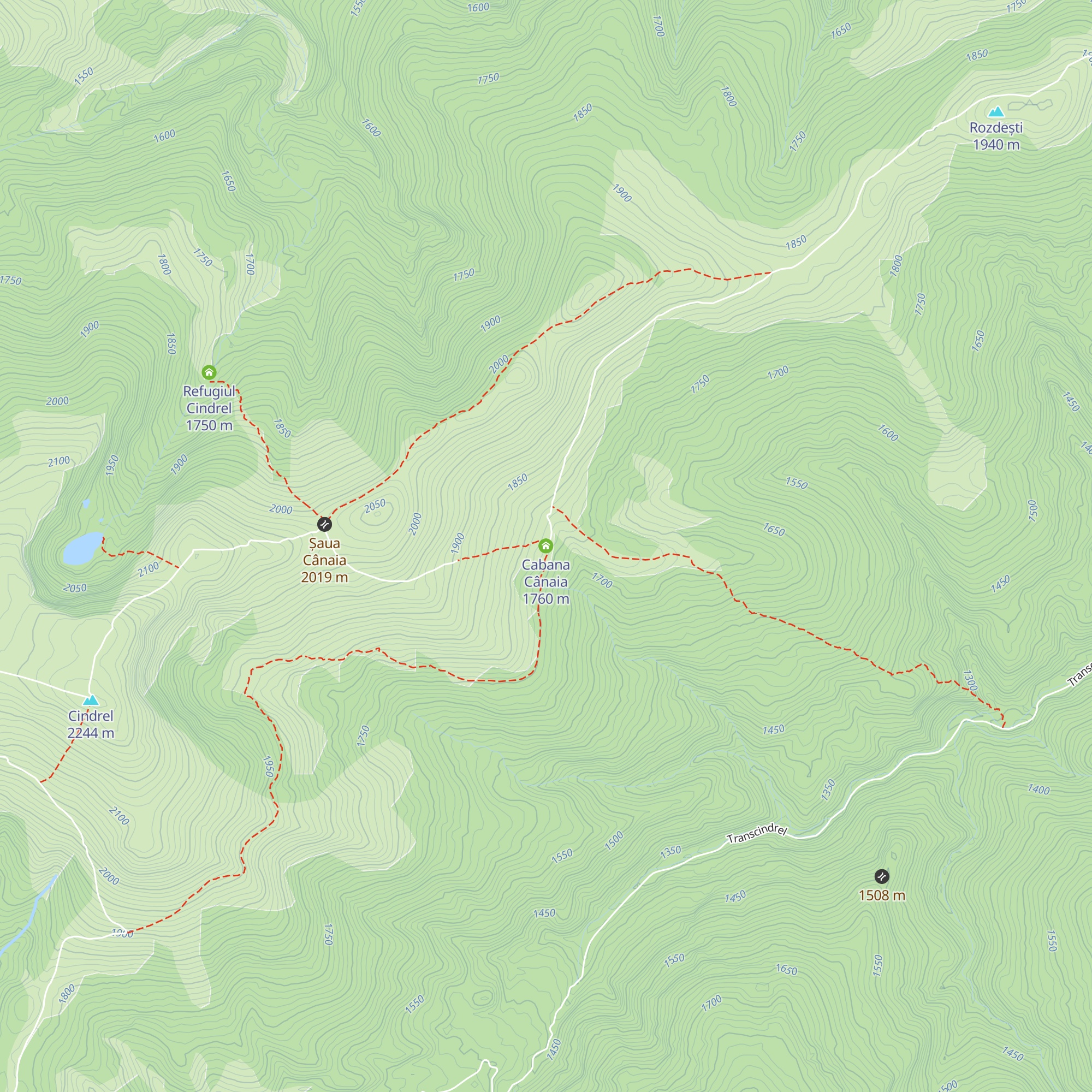 Cabana Cânaia map