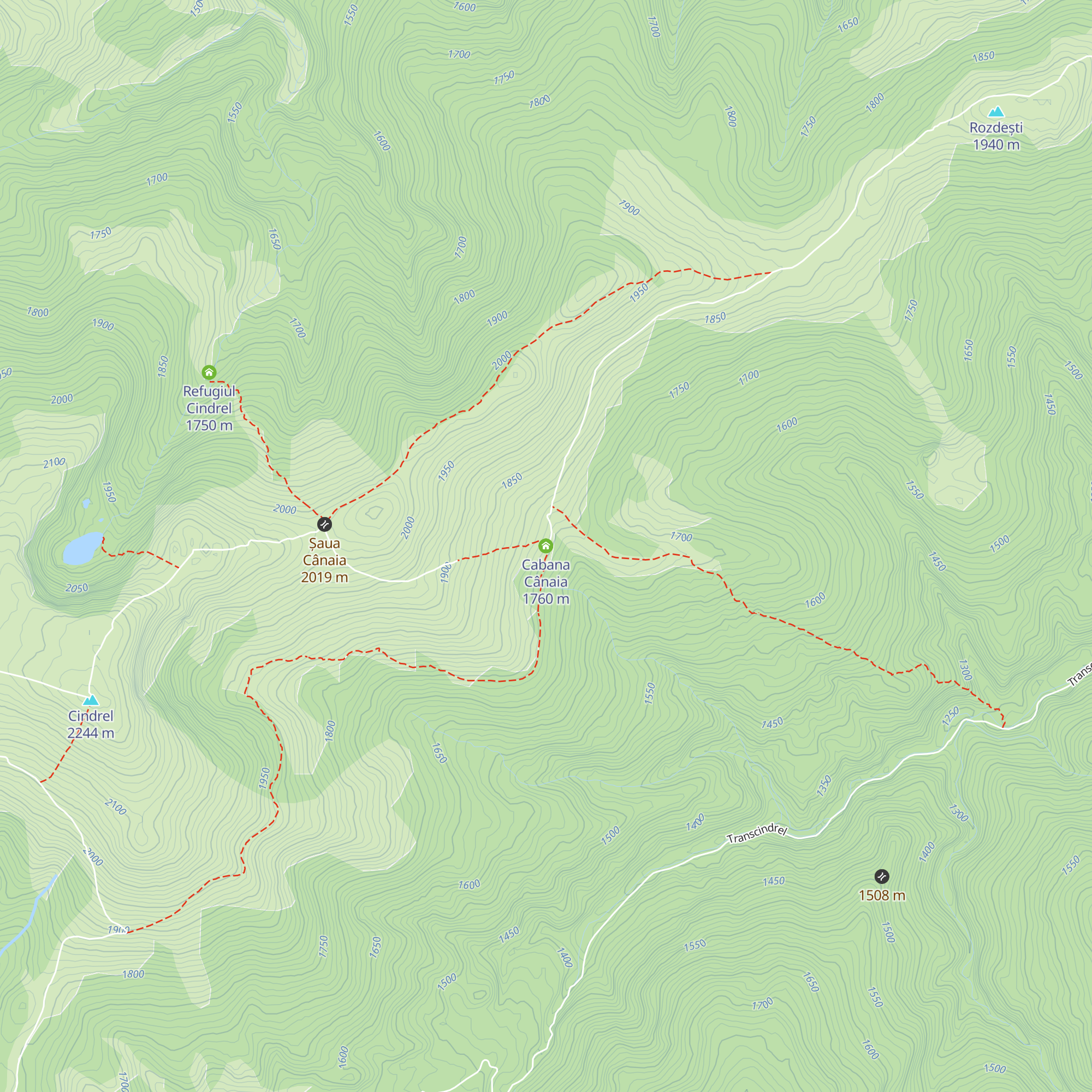 Cabana Cânaia map