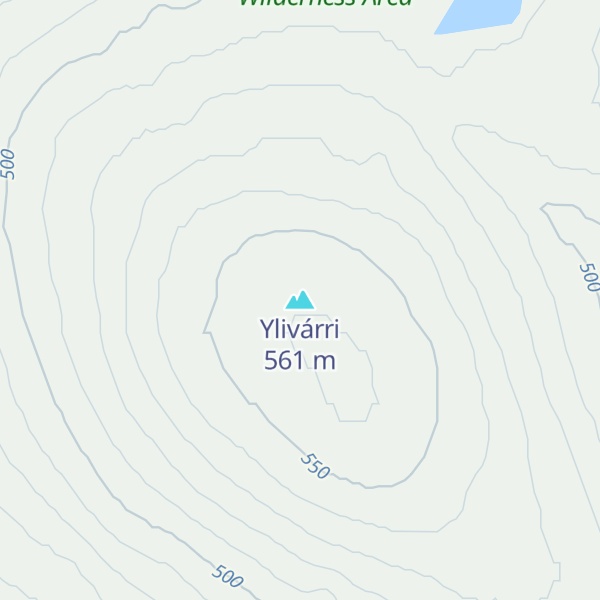 Map of Ylivárri