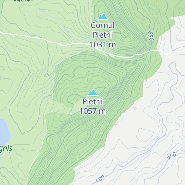 Map of Pietrii
