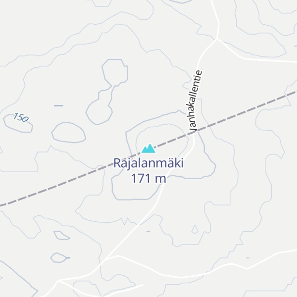 Map of Rajalanmäki