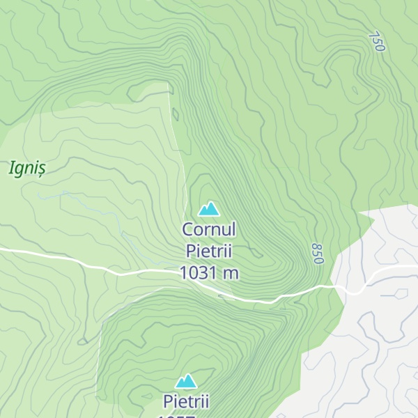 Map of Cornul Pietrii