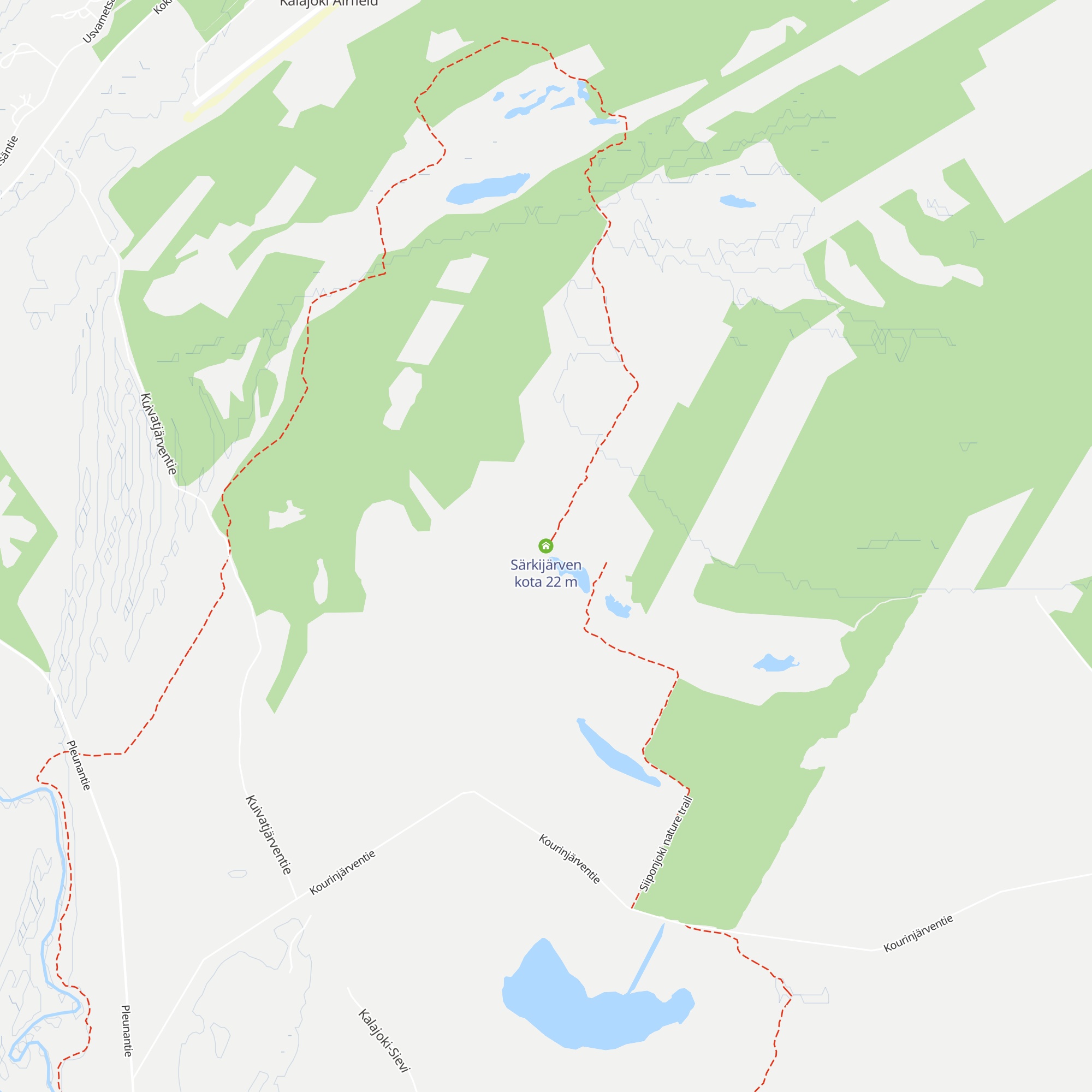 Särkijärven kota map