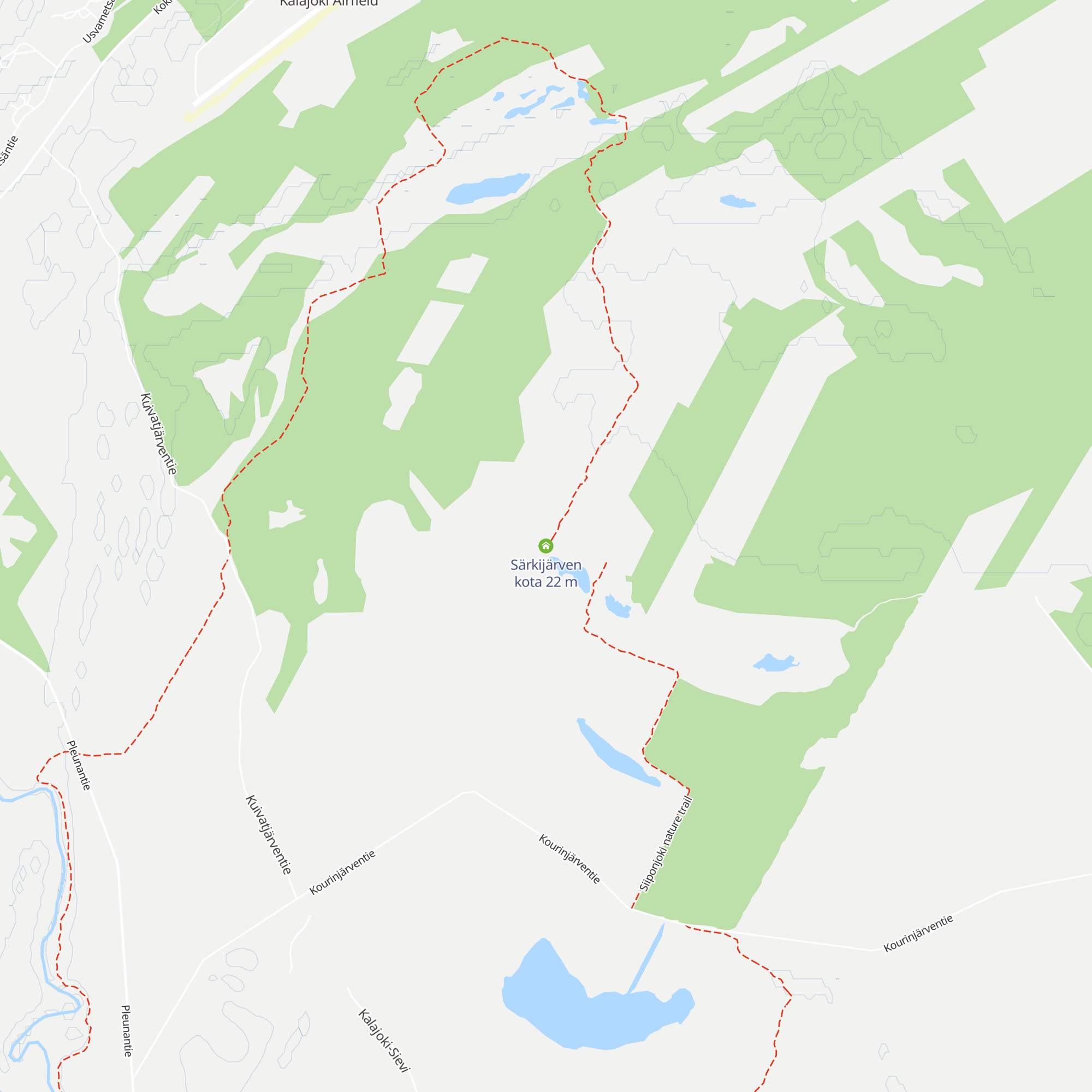Särkijärven kota map