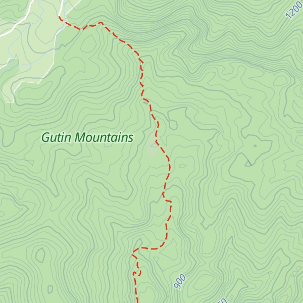 Map of Cabana Gutâi