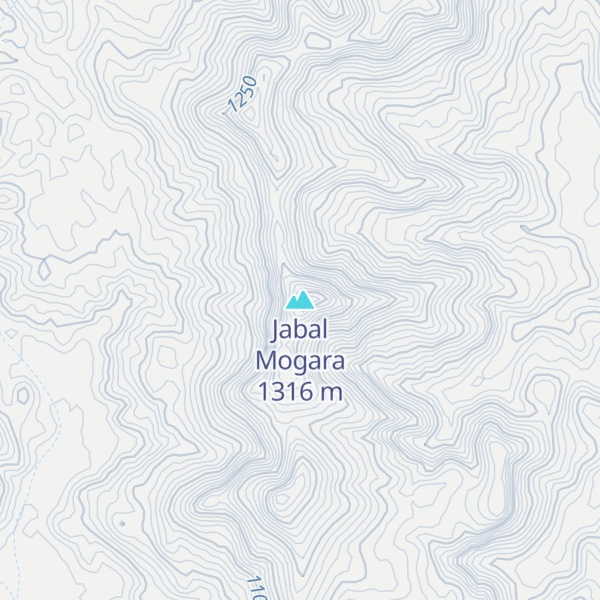 Map of Jabal Mogara
