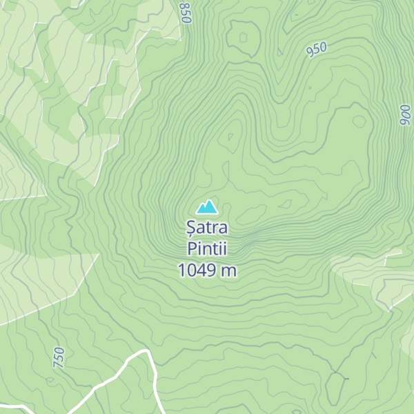 Map of Șatra Pintii