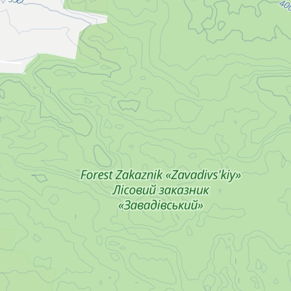 Map of Zelenyi Horb
