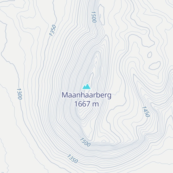 Map of Maanhaarberg