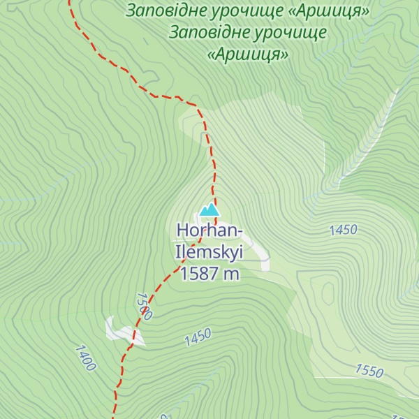 Map of Horhan-Ilemskyi