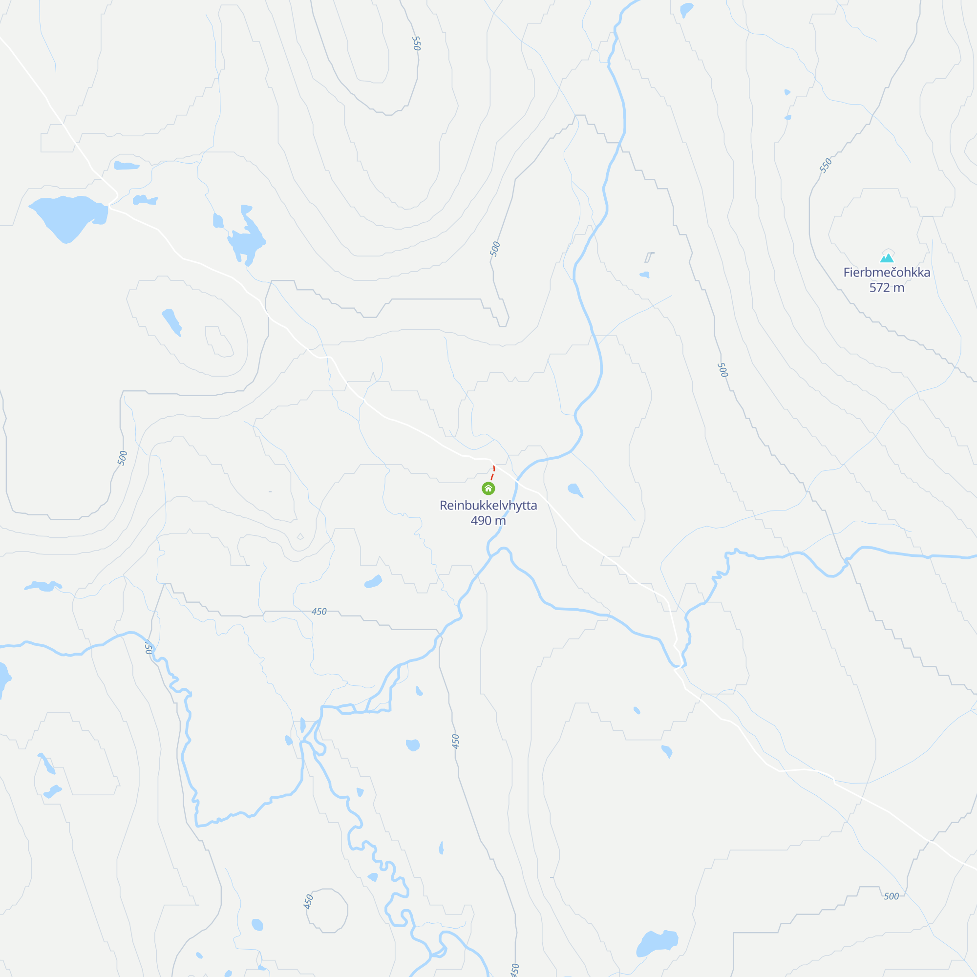Reinbukkelvhytta map