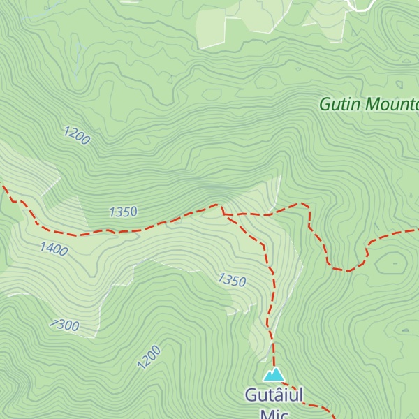 Map of Gutâiul Mare