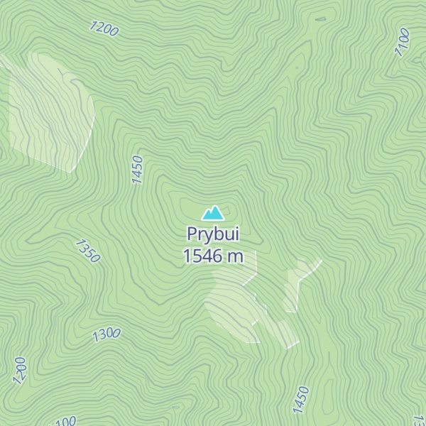 Map of Prybui