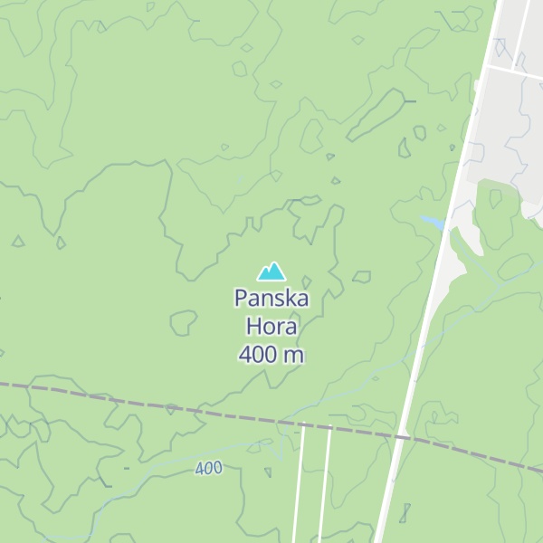 Map of Panska Hora