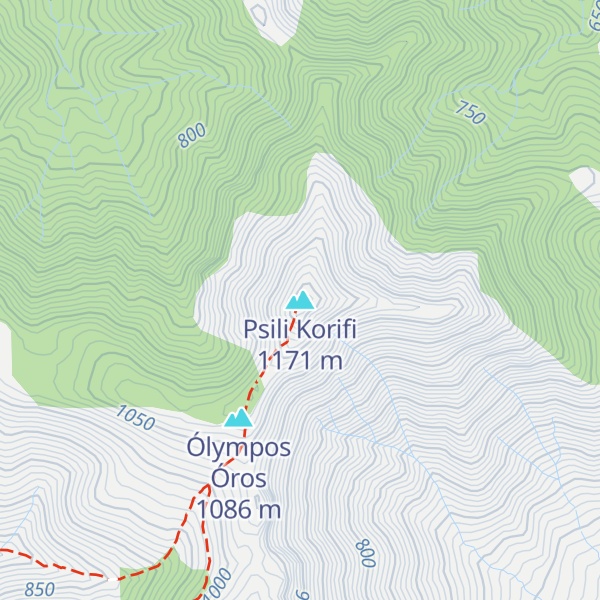 Map of Psili Korifi