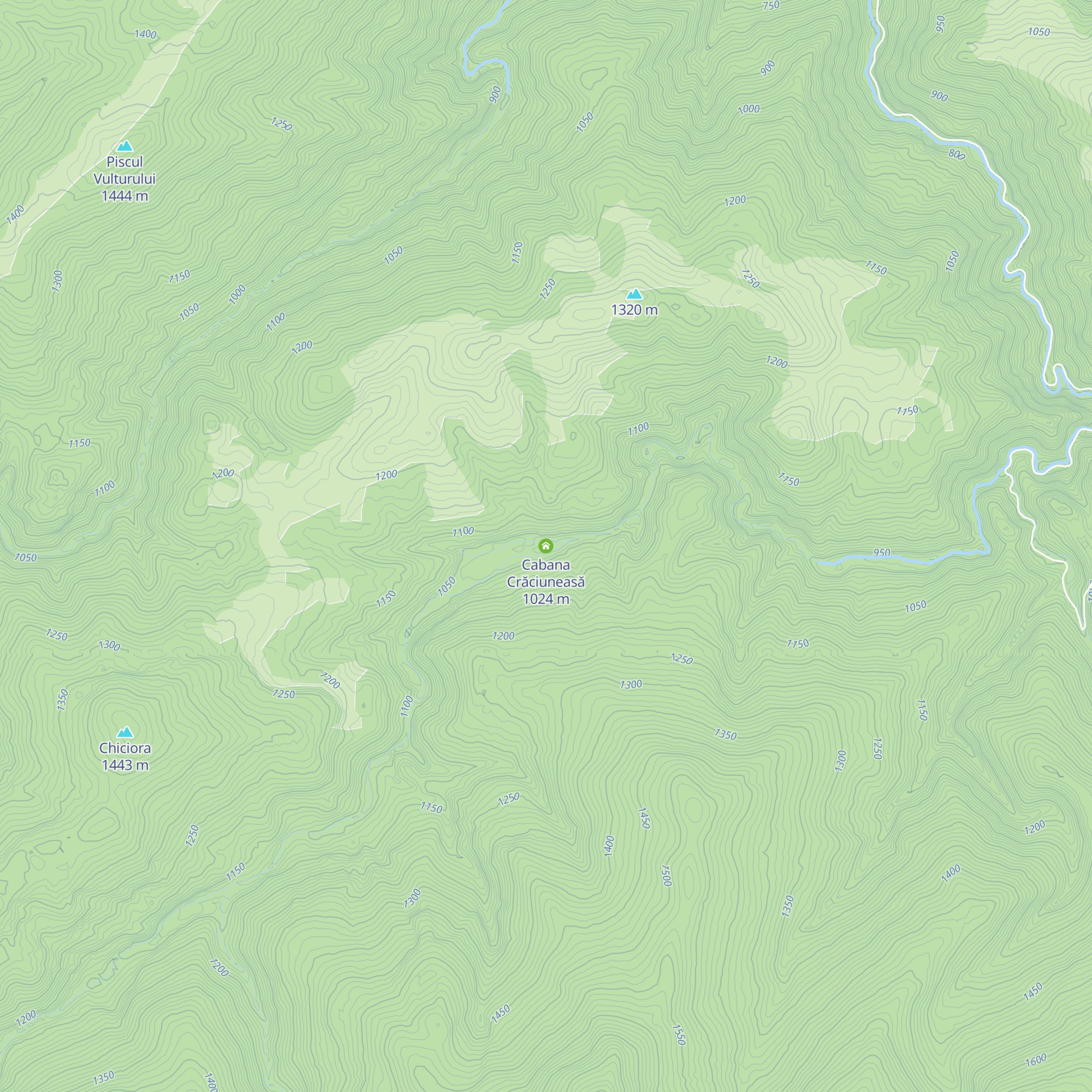 Cabana Crăciuneasă map