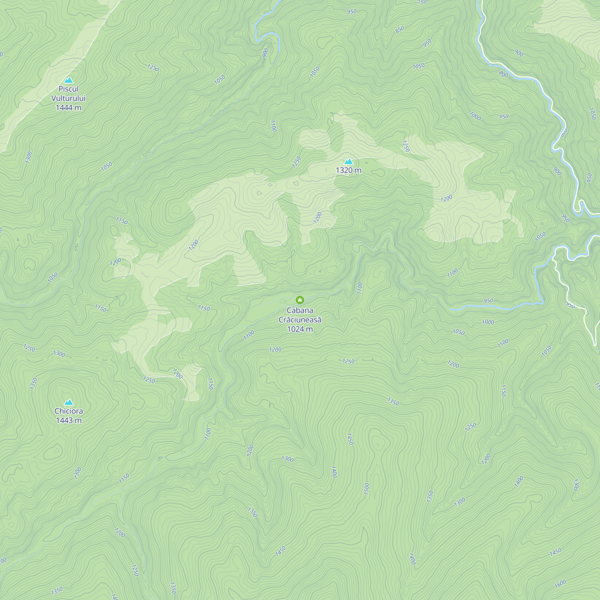 Cabana Crăciuneasă map
