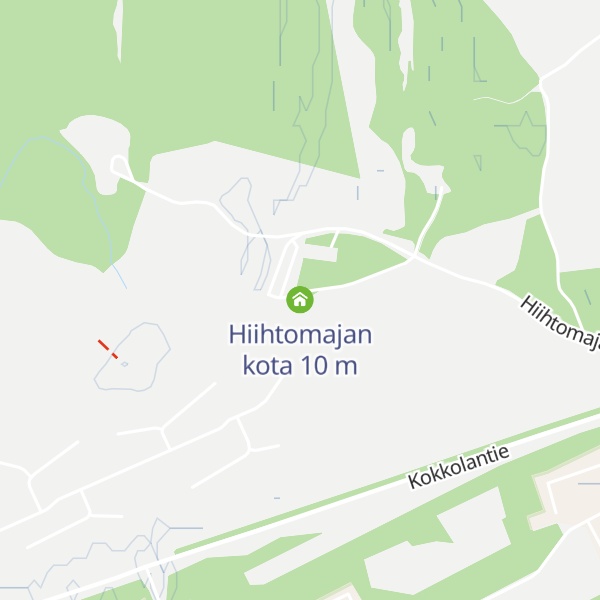 Map of Hiihtomajan kota