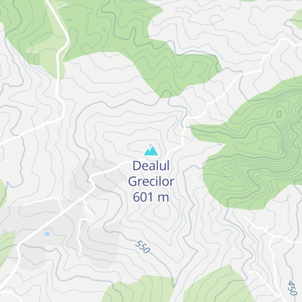 Map of Dealul Grecilor