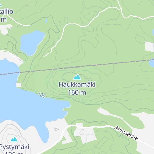 Map of Haukkamäki