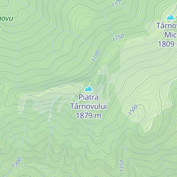 Map of Piatra Târnovului