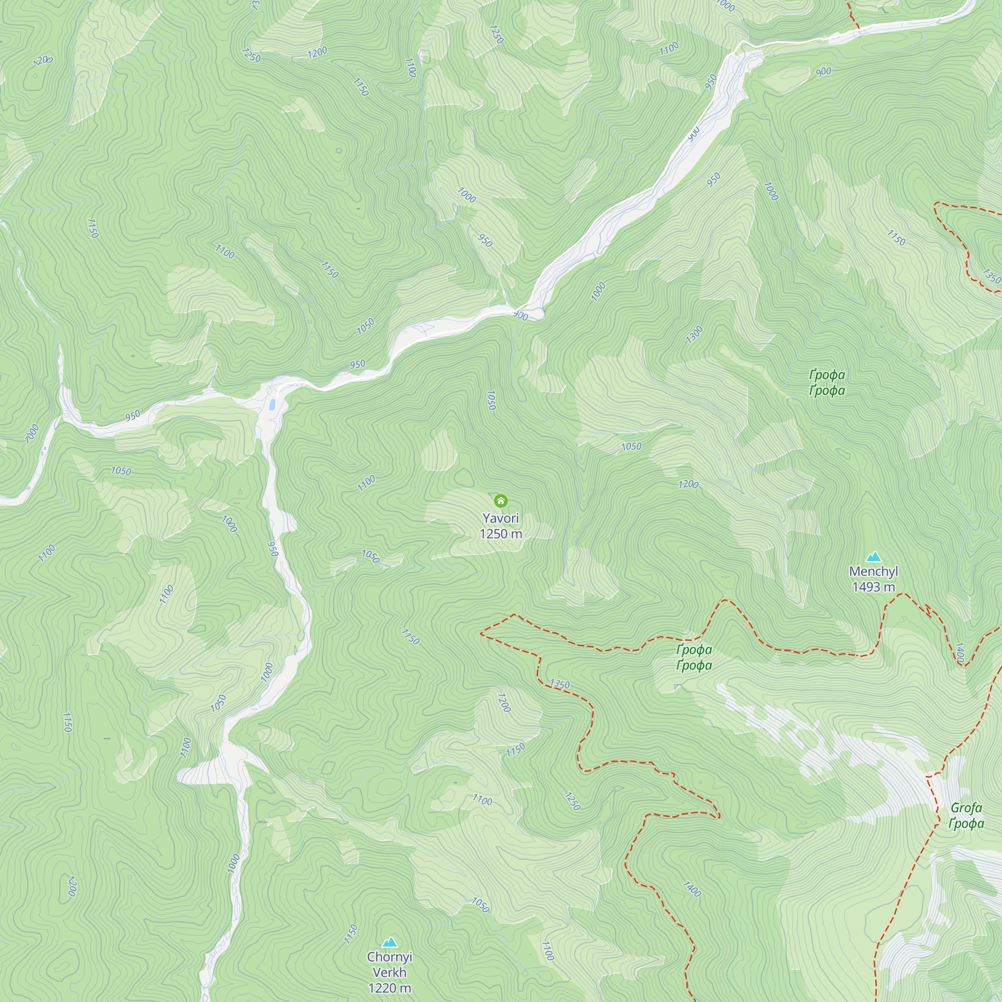 Yavori map