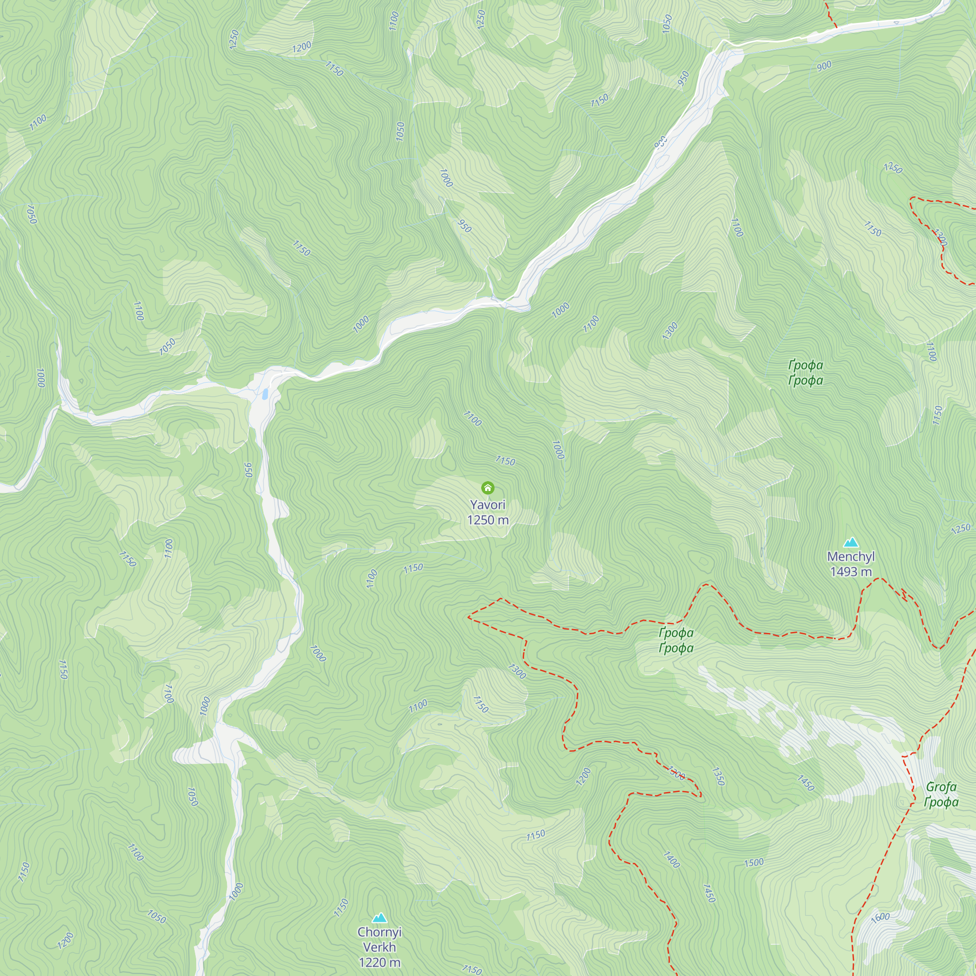 Yavori map