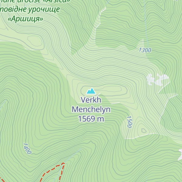 Map of Verkh Menchelyn