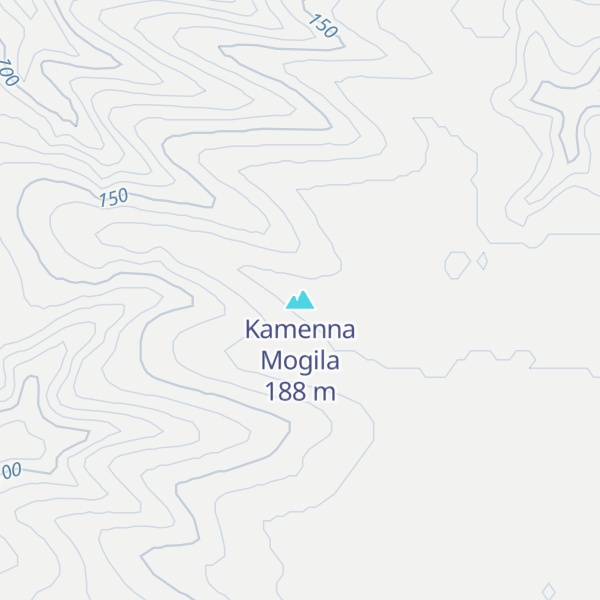 Map of Kamenna Mogila