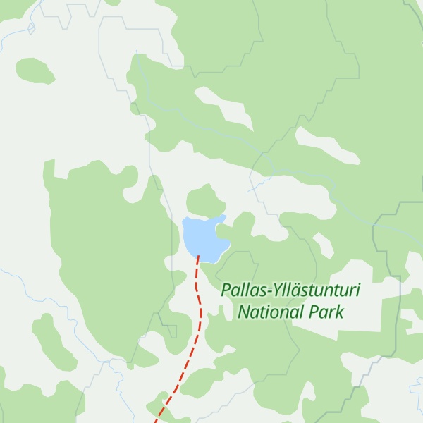 Map of Savilampi Lapp Hut