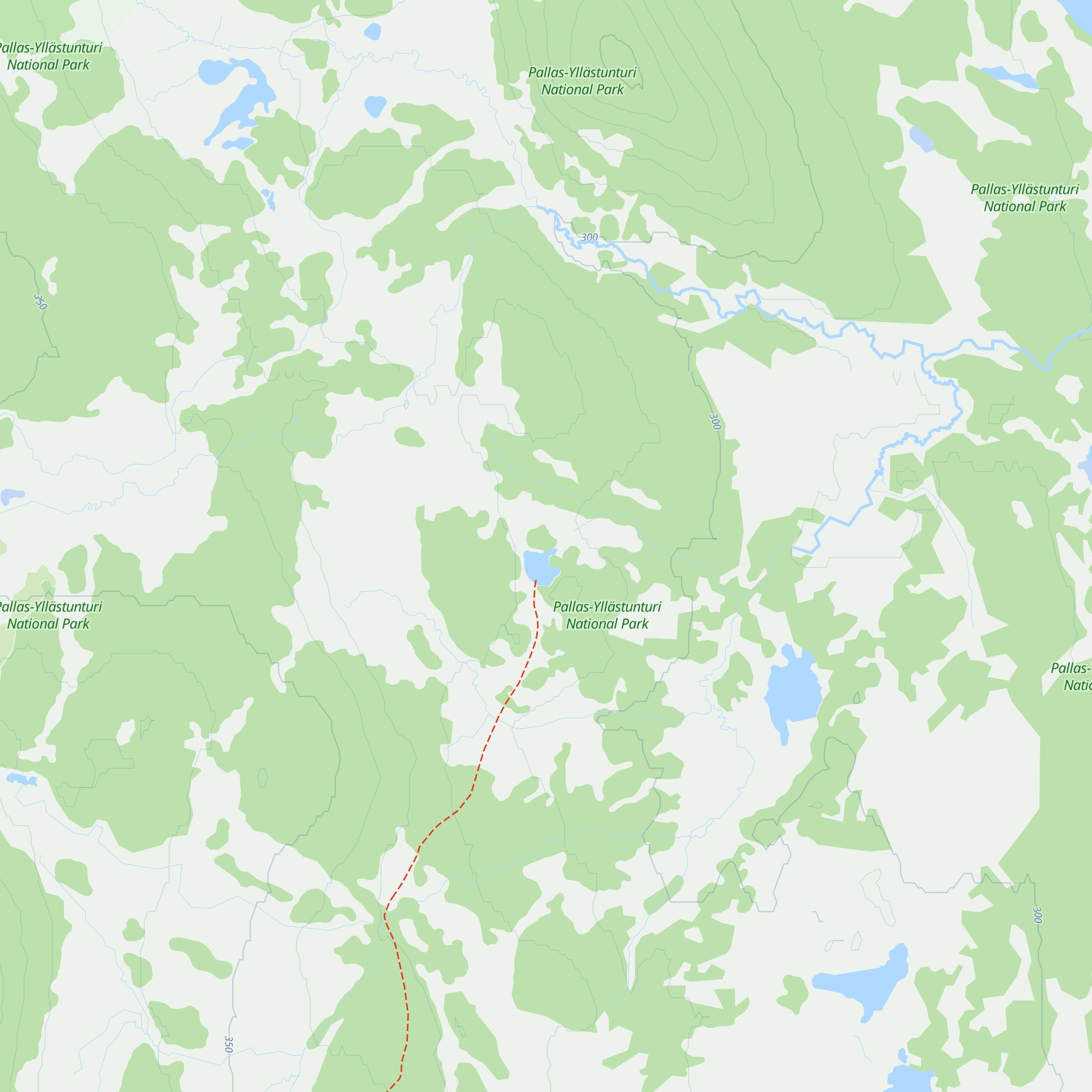Savilampi Lapp Hut map