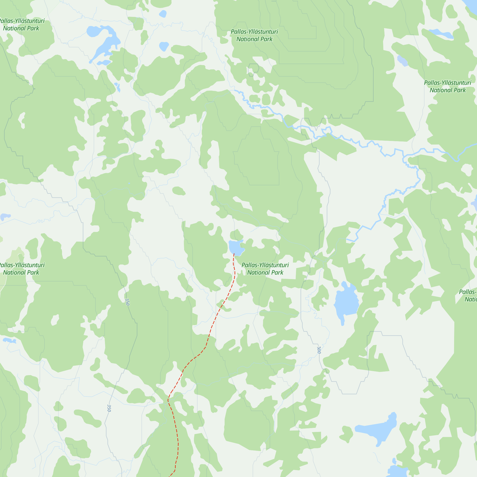 Savilampi Lapp Hut map