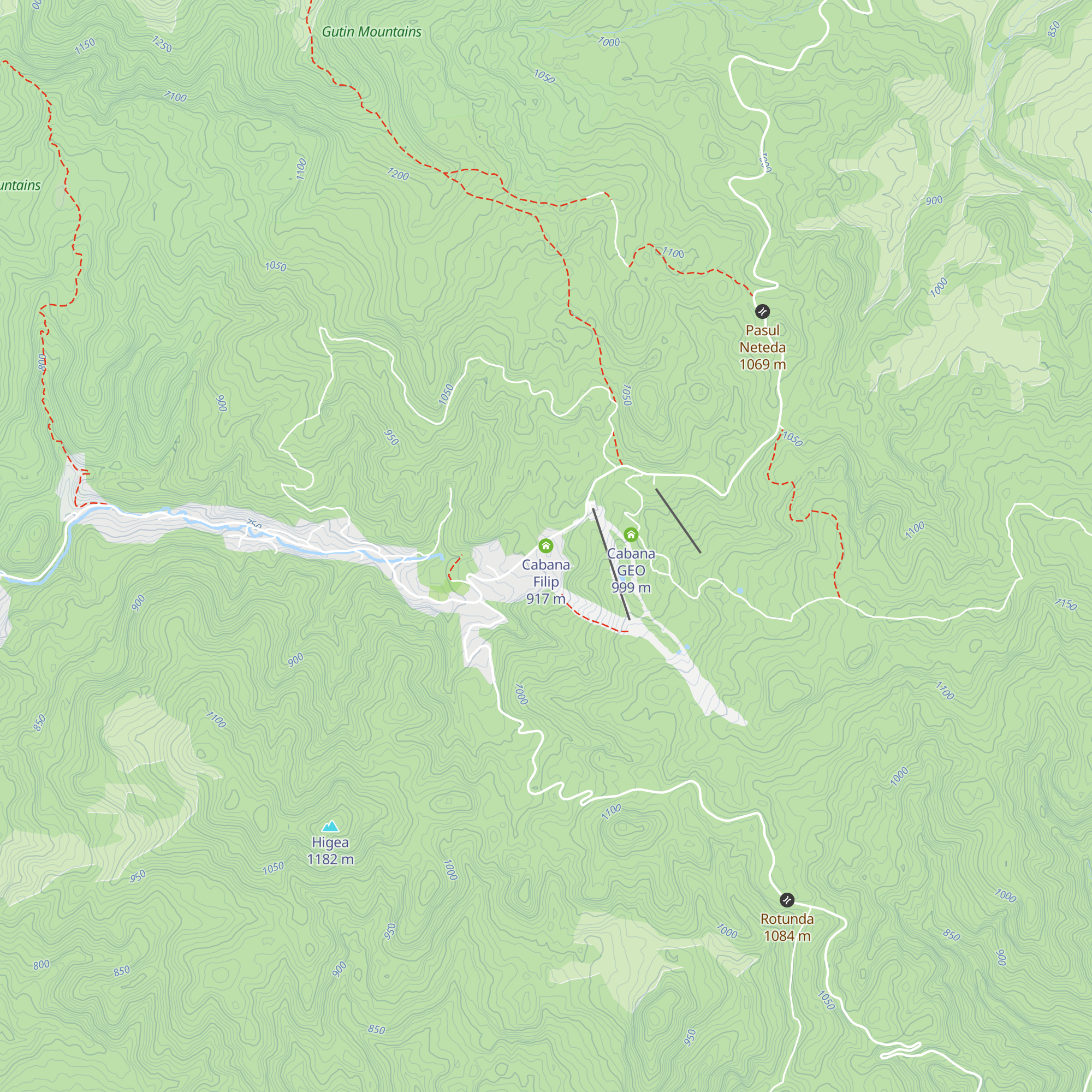 Cabana Filip map