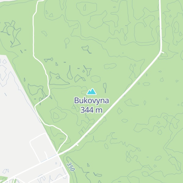 Map of Bukovyna