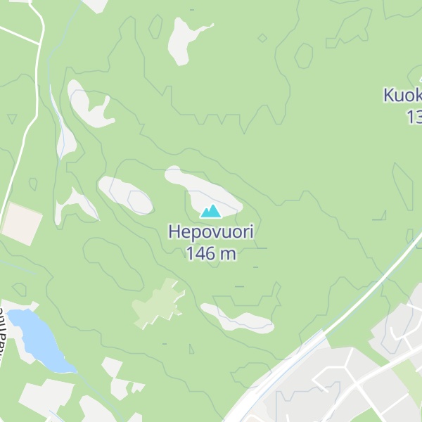 Map of Hepovuori