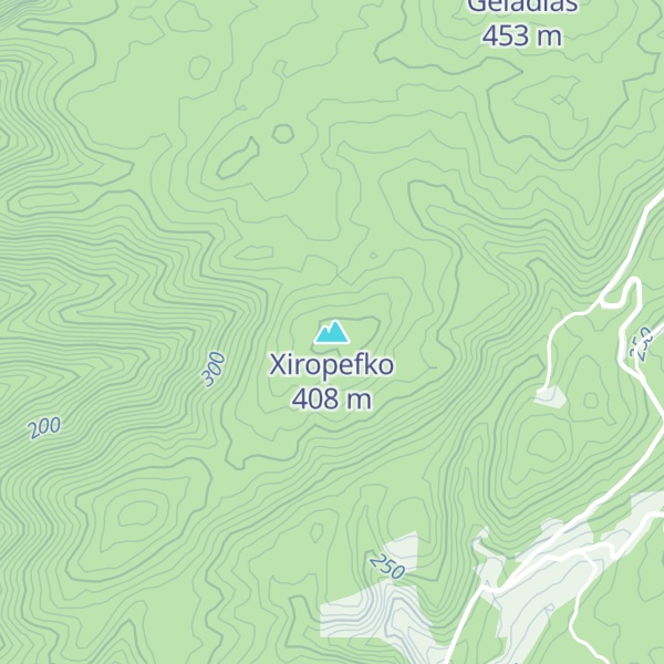 Map of Xiropefko