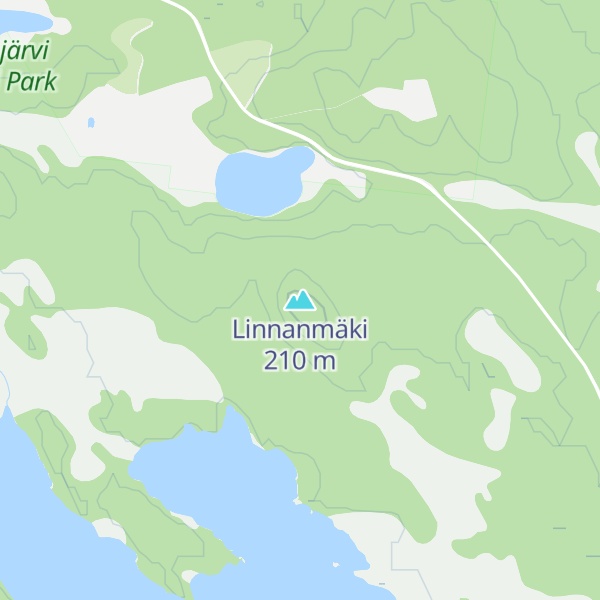 Map of Linnanmäki